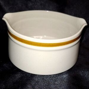 Vintage Daniele Collection Stoneware Gravy Boat~Sauce Bowl~Sand Pebble~Japan~70s